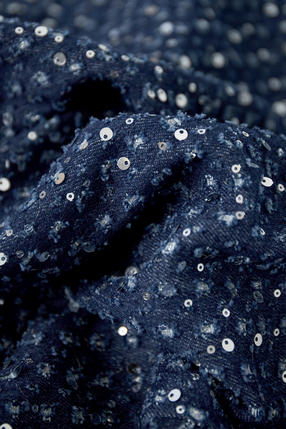 Giacca in denim con paillettes