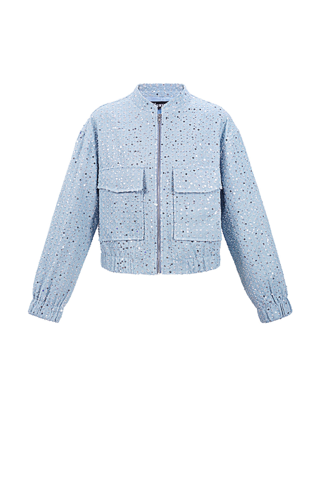 Giacca in denim con paillettes