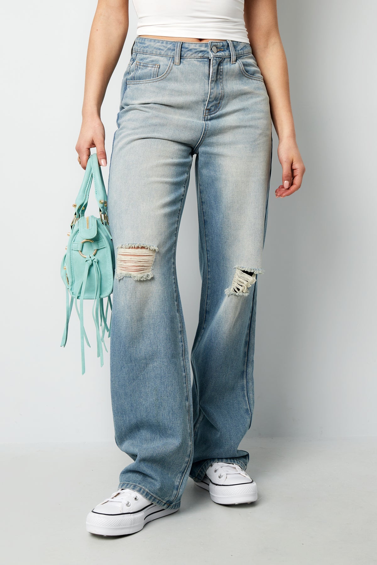 Jeans blu selvaggio