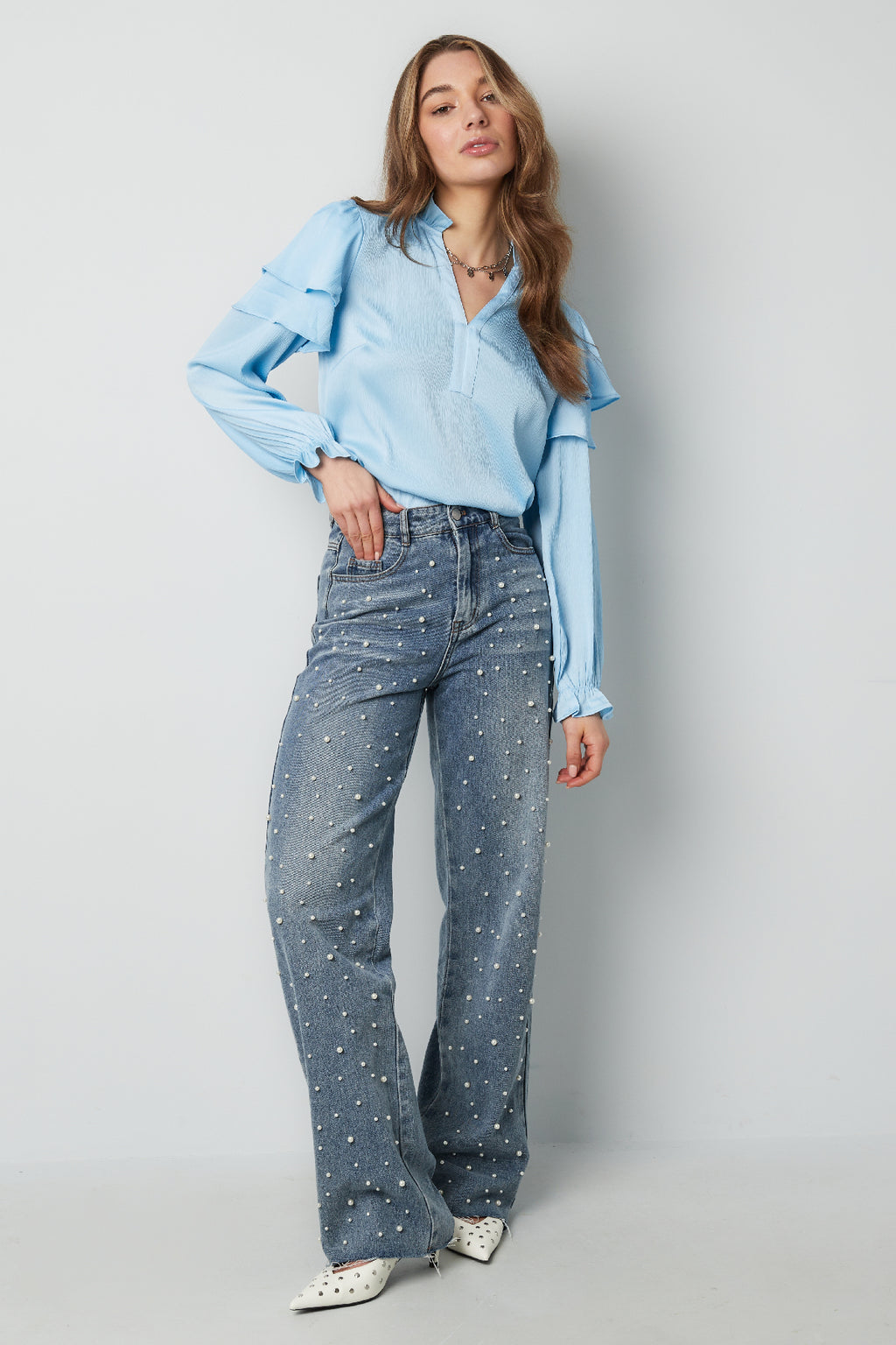 Camicetta con volant