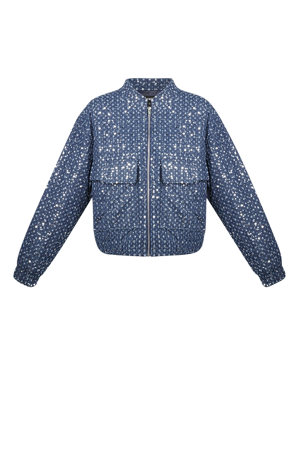 Giacca in denim con paillettes