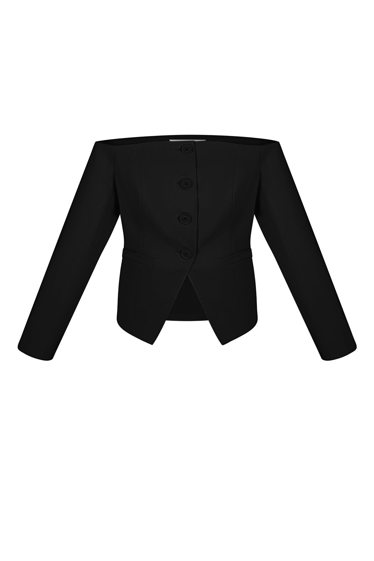 Blazer con spalle scoperte