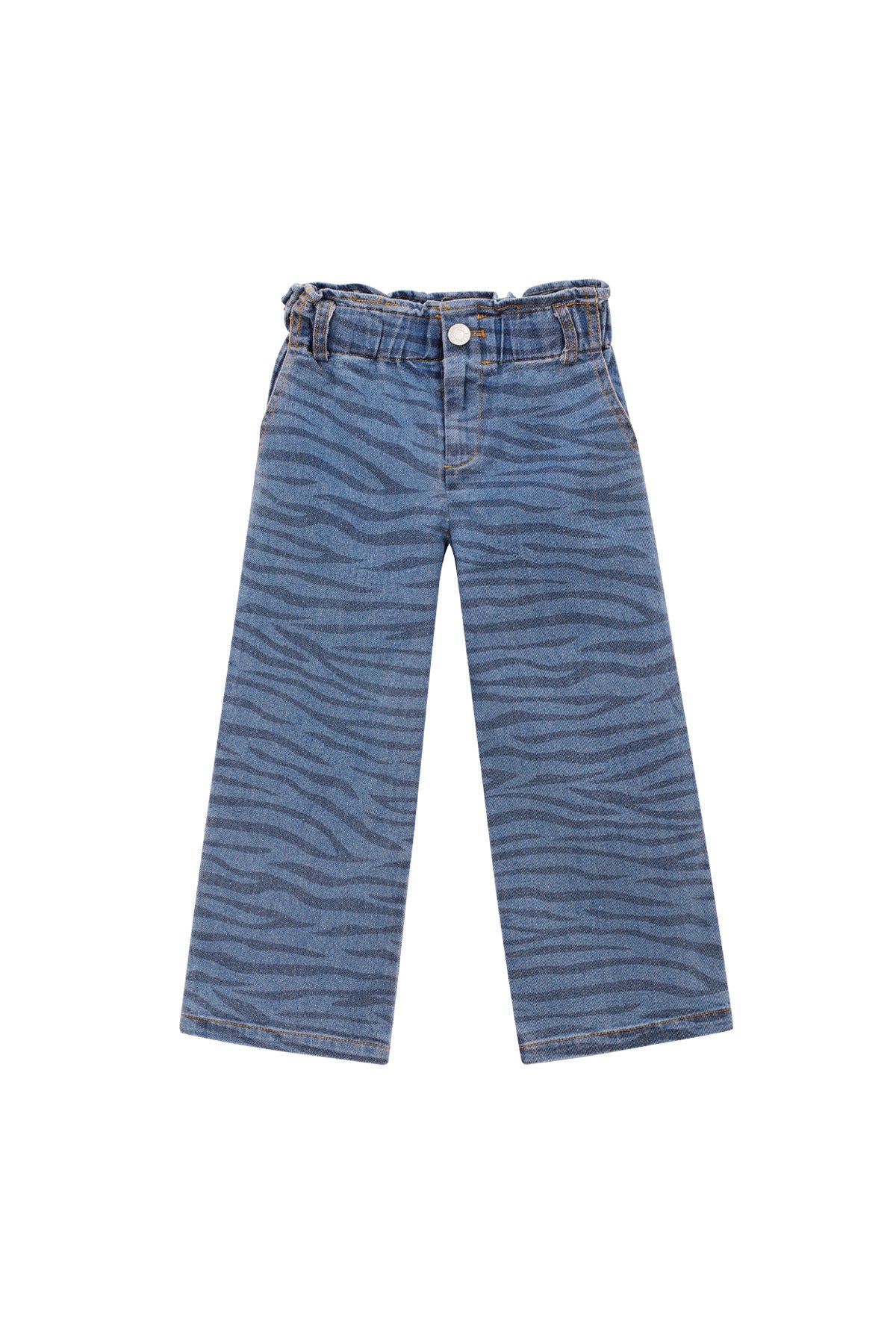 Pantaloni stile zebra gemellati bambino 8 anni