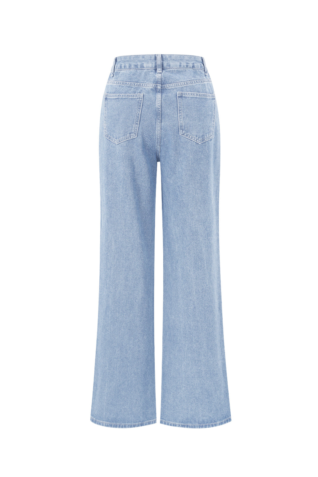 Jeans denim con cuore glitterato