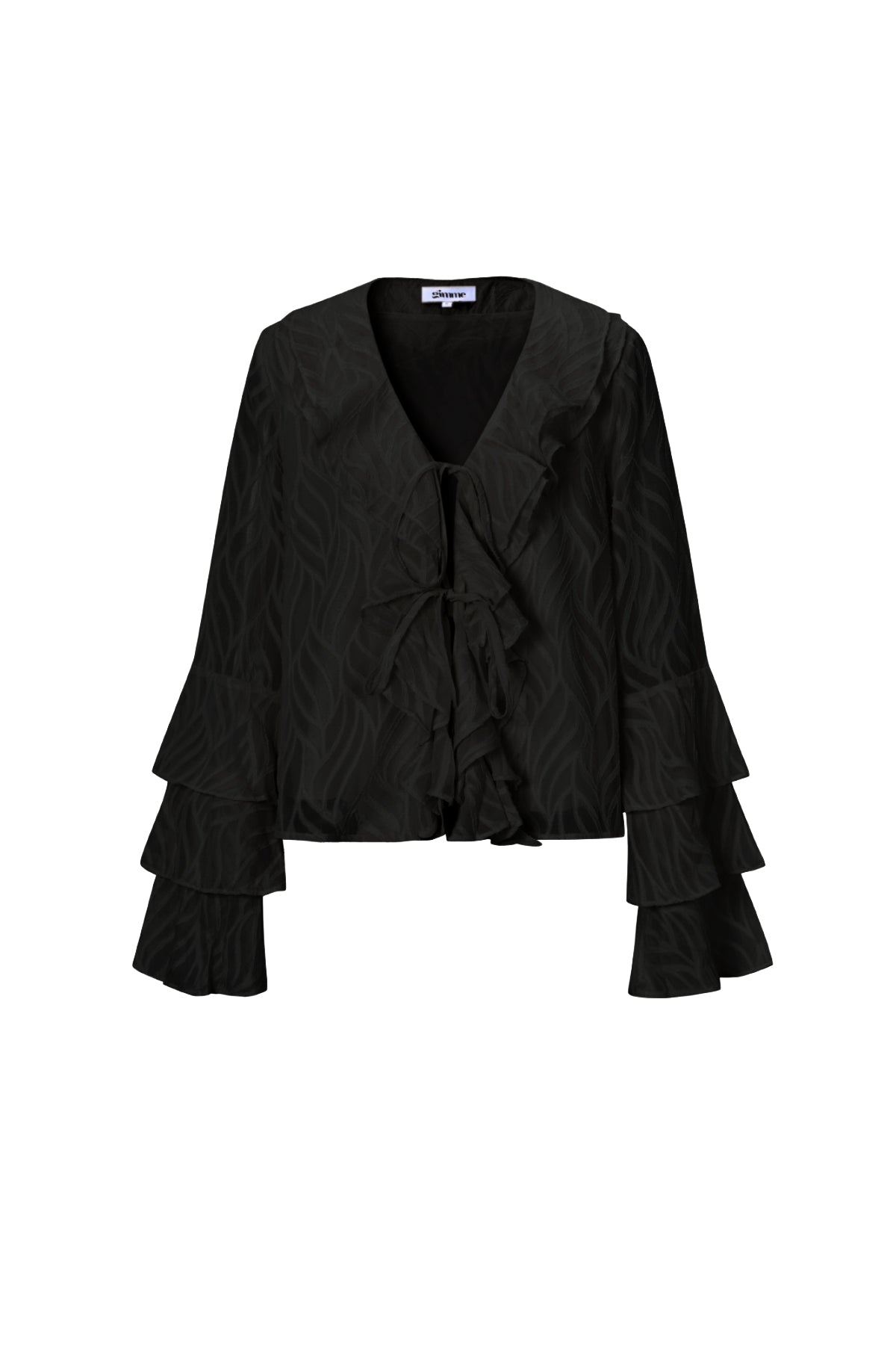 Set coordinato Foglie Bianche - Top a maniche lunghe