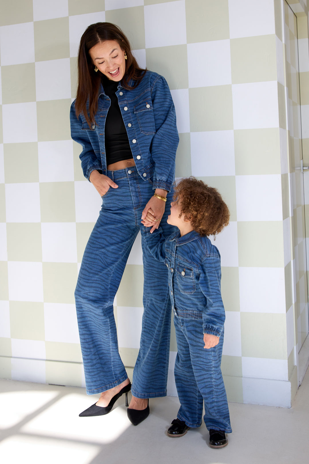 Giacca stile zebra gemellata