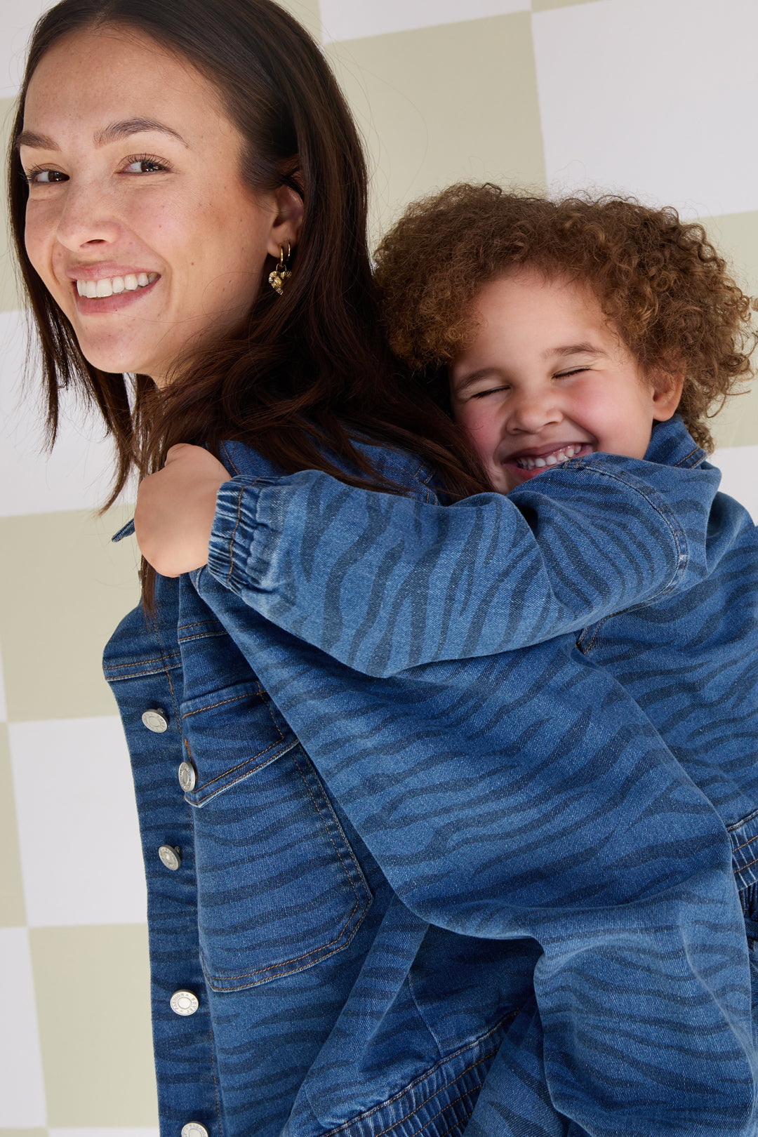 Giacca stile zebra gemellata