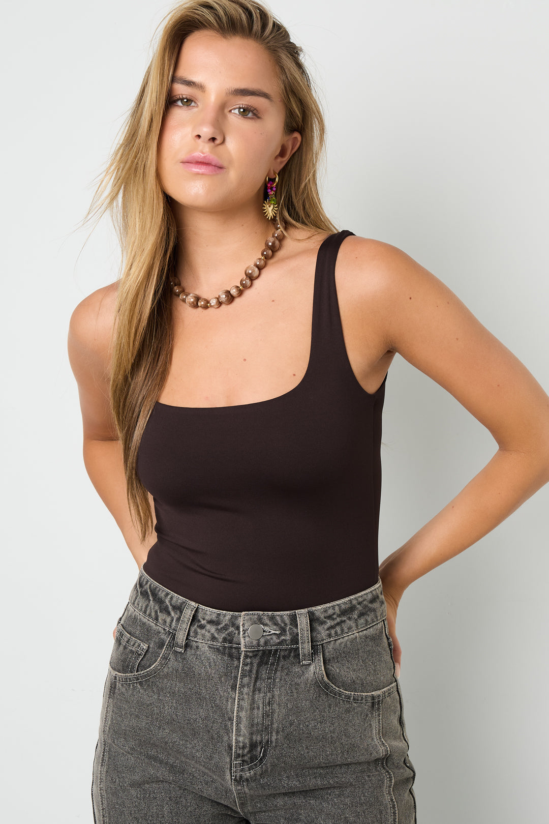 Body modellante senza maniche basic